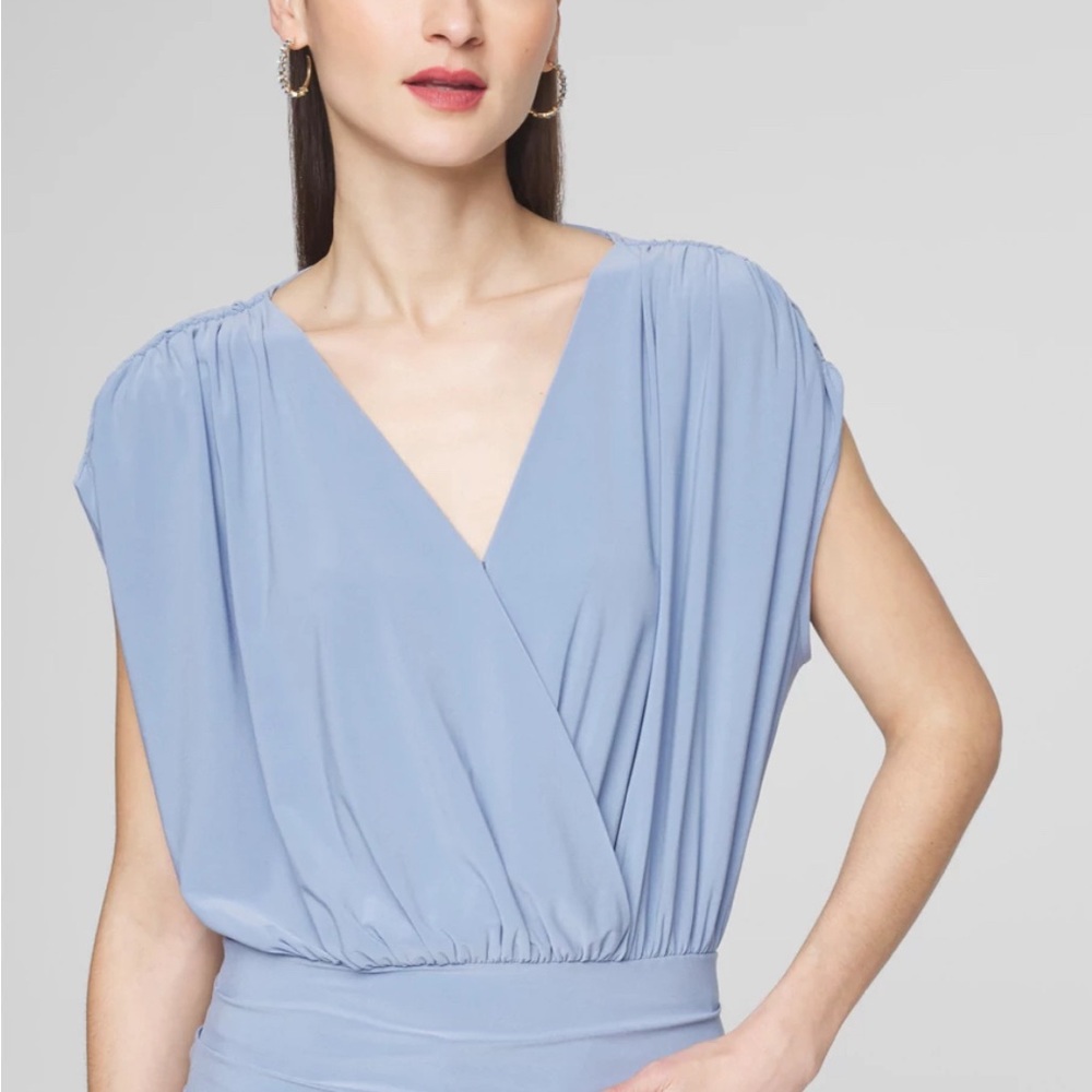 *SOLD* White House Black Market Matte Top Jersey Banded Bottom XS NEW